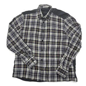 Hope‎ by Ringstrand Soderberg Button Up Shirt Mens 48 Large Blue Gray Plaid L/S